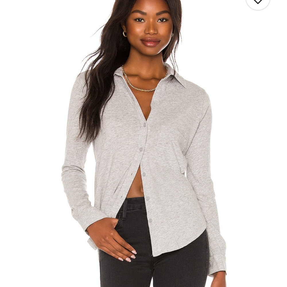 Bobi Button Up Top XS